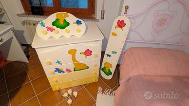 mobiletto fasciatoio con set