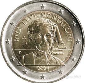 Moneta due euro Rita Levi - Montalcini 2024