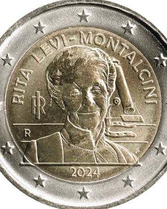 Moneta due euro Rita Levi - Montalcini 2024