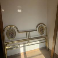 Letto matrimoniale in ottone