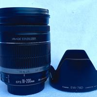 Canon EF-S 18-200mm f3.5-5.6 IS Usato.
