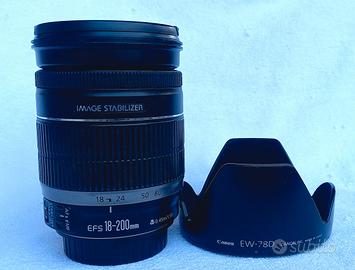Canon EF-S 18-200mm f3.5-5.6 IS Usato.