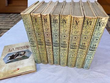 La Sacra Bibbia Fabbri Editore N°7 Volumi + Extra