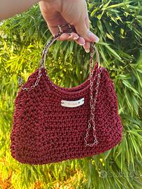 Borsette artigianali fatte a mano all’uncinetto