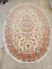 Tappeto Tabriz ovale 215x150