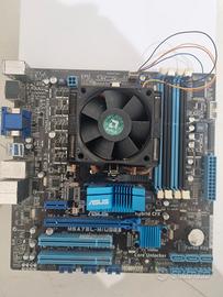 Scheda madre + processore fx + ram ddr3