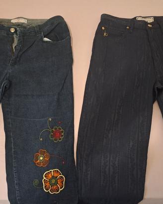 Set due paia jeans Roccobarocco e Emanuel Ungaro
