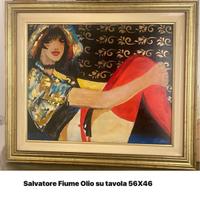 Quadro dipinto S. FIUME copia d’autore