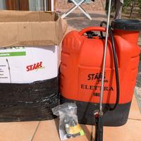 Pompa a spalle a batteria