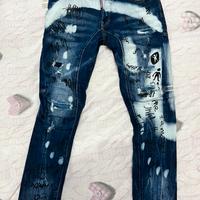 Dsquared2 skater jeans mod.graffiti tg 48/50