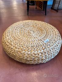 Pouf poggiapiedi fibra di banano