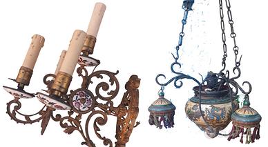 SET di Lampadari - n1 t/sospeso e n.2 t /a muro