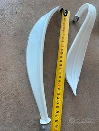 Foglie bianche in glass murano ricambi