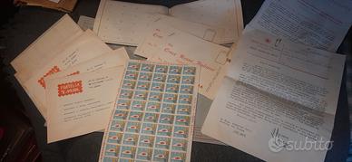 lotto documentazione erinnografica ( francobolli)