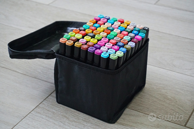 Set Colori da 80 Pennarelli Doppia Punta