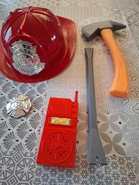 set da pompiere giocattolo