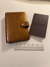 Orig. Louis Vuitton Agenda PM Vernis + Bronze GHW 