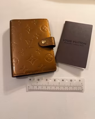 Orig. Louis Vuitton Agenda PM Vernis + Bronze GHW 