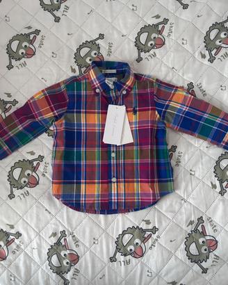 Camicia Ralph Lauren neonato