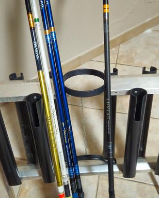 Materiale pesca trota lago
