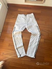 jeans flare bianchi