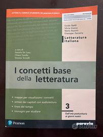 Libro Letteratura italiana maturità