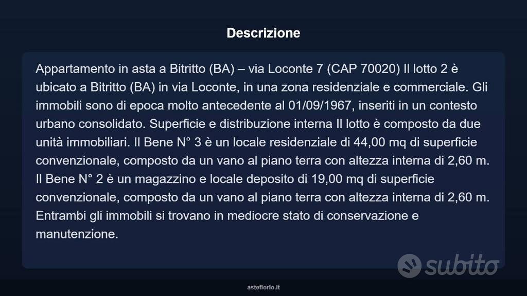 Appartamento – Bitritto, Contrada Randa - Vista 4