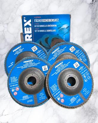 Set 4 Dischi Lamellari Ferrex 125 mm Nuovi