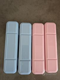 Set 4 Astucci Multiuso Pastel nuovi