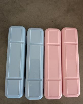 Set 4 Astucci Multiuso Pastel nuovi