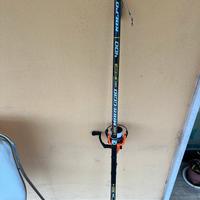 Canna da surf casting con mulinello