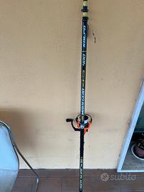 Canna da surf casting con mulinello