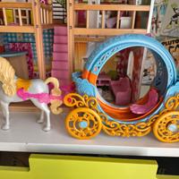 carrozza principesse e pasticceria barbie