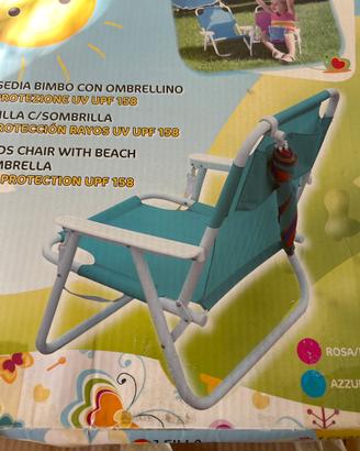 Seggiolina con ombrello da bambini