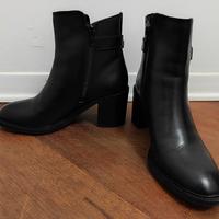 scarpe nere tronchetti in pelle primadonna 