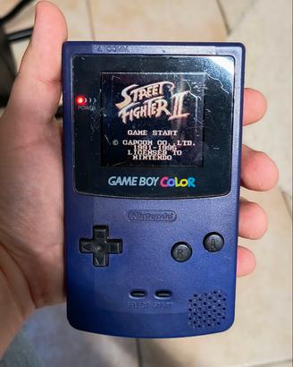 Game Boy Color + Street Fighter 2 Originale