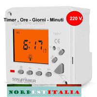 Temporizzatore timer giornaliero setimanale  rele'