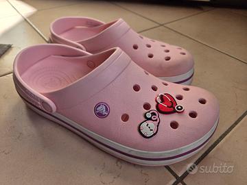 Crocs rosa taglia 8/10 numero ita 41 42