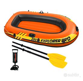 gommone 2 posti Intex 200 inclusi remi e pompa 