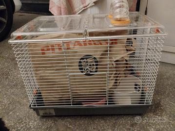 Gabbia criceti con accessori 
