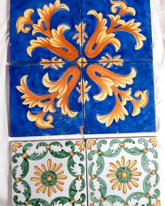 PIASTRELLE STILE MAIOLICA VINTAGE