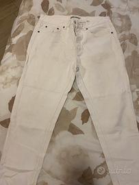 Pantaloni jeans bianchi uomo zara come nuovo