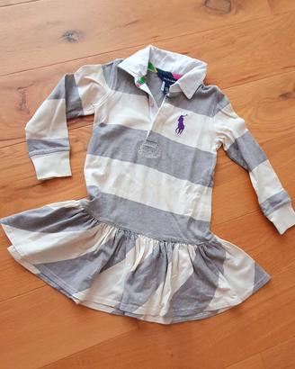 abito bambina ralph lauren taglia 3 anni