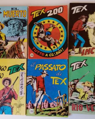 Tex gigante 6 fumetti tra cui il n. 200 a colori