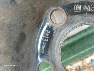 4 cerchi in ferro da 15 a 5 fori