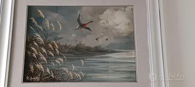 Quadro ad olio Pittore di via Margutta