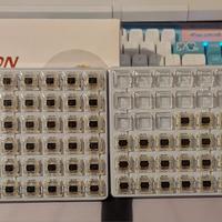 Gateron Black switches lineari tastiera meccanica 