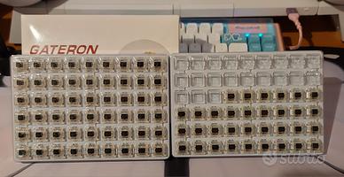 Gateron Black switches lineari tastiera meccanica 