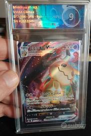 Pokemon Mimikyu V Max 077/184 Gradata 9 