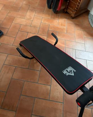 Panca da addominali con altezza regolabilr